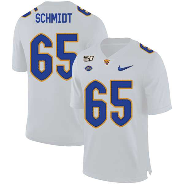 Pittsburgh Panthers 65 Joe Schmidt White 150th Anniversary Patch Nike College Football Jersey Dzhi,We sell and wholesale Pittsburgh Panthers 65 Joe Schmidt White 150th Anniversary Patch Nike College Football Jersey Dzhi on line form chian!